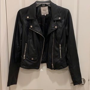 Zara black moto jacket